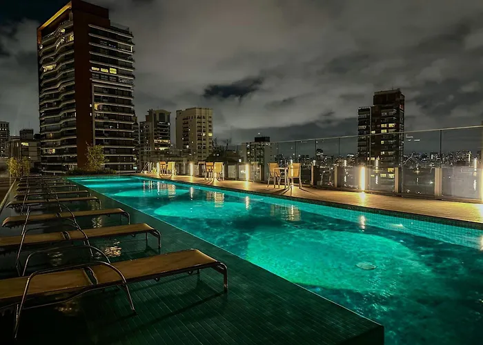 Studio Jardins Com Vista Panoramica Do 22° Andar