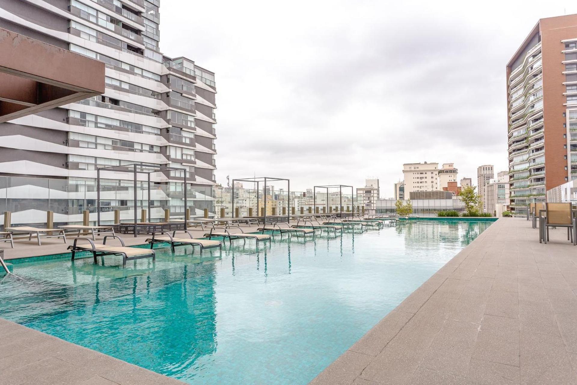 Apartamento Jardins Com Vista Panoramica Do 22° Andar *